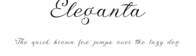 Eleganta by Misti's Fonts — Script Handwritten Font — thumbnail 1
