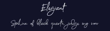 Elegiant by Emanes Dsign — Script Handwritten Font — thumbnail 2