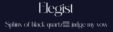 Elegist by Din Studio — Sans Serif Font — thumbnail 2