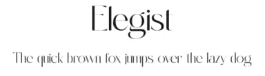Elegist by Din Studio — Sans Serif Font — thumbnail 1