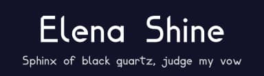 Elena Shine by Ideas and Apps — Sans Serif Font — thumbnail 2