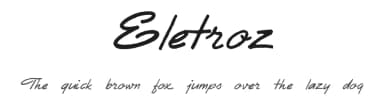 Eletroz by Intellecta Design — Script Handwritten Font — thumbnail 1