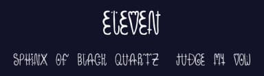 Eleven by Rodrigo Araya — Script Handwritten Font — thumbnail 2