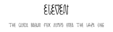 Eleven by Rodrigo Araya — Script Handwritten Font — thumbnail 1