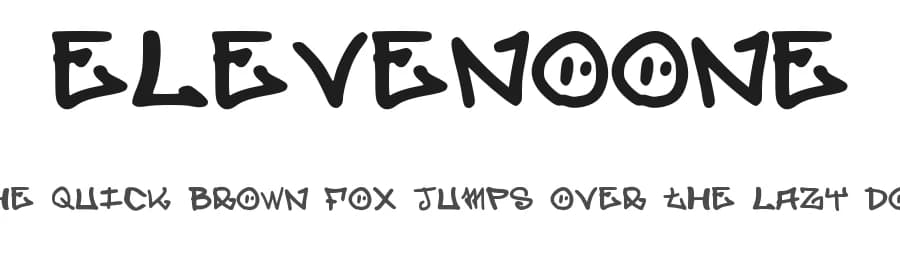 Elevenoone by elevenoone — Script Handwritten Font