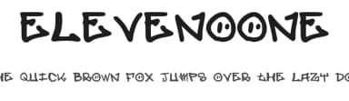 Elevenoone by elevenoone — Script Handwritten Font — thumbnail 1