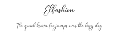 Elfashion by Maulana Creative — Script Handwritten Font — thumbnail 1