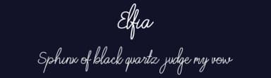 Elfia by King Ahmad — Script Handwritten Font — thumbnail 2