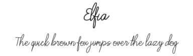 Elfia by King Ahmad — Script Handwritten Font — thumbnail 1