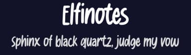 Elfinotes by Gassstype — Script Handwritten Font — thumbnail 2