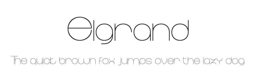 Elgrand by Oksana Shudegova — Sans Serif Font