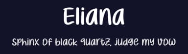 Eliana by Pinisiart — Script Handwritten Font — thumbnail 2