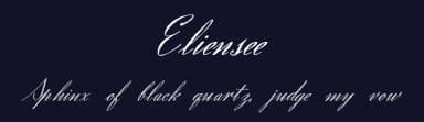 Eliensee by Intellecta Design — Script Handwritten Font — thumbnail 2