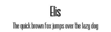Elis by Matias Romero — Sans Serif Font — thumbnail 1