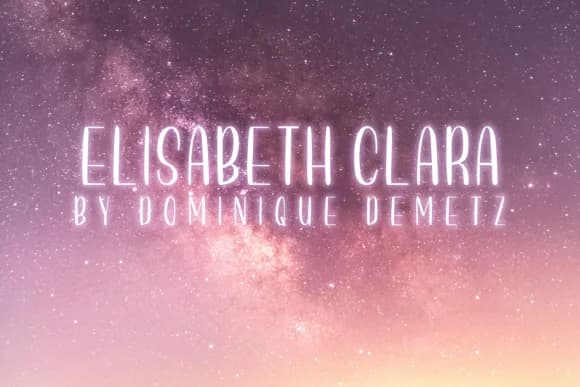 Elisabeth Clara Font by Dominique Demetz — Script Handwritten Font