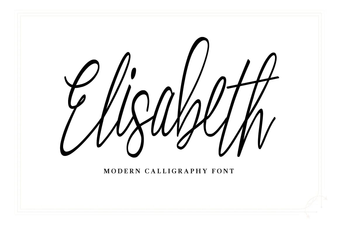 Elisabeth Font by designtreasuree — Script Handwritten Font