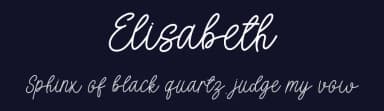 Elisabeth by Graphix Line Studio — Script Handwritten Font — thumbnail 2