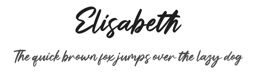 Elisabeth by Creatype Studio — Script Handwritten Font