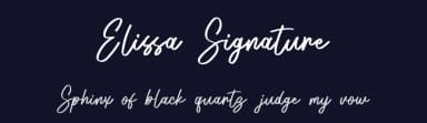 Elissa Signature by Bluestype Studio — Script Handwritten Font — thumbnail 2
