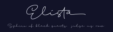Elista by Walkeren — Script Handwritten Font — thumbnail 2