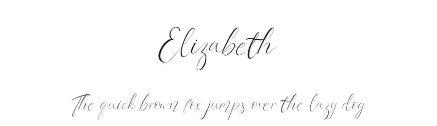 Elizabeth by YonType Studio — Script Handwritten Font