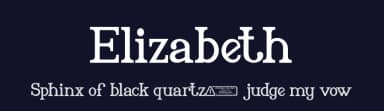 Elizabeth by Kong Font — Serif Font — thumbnail 2