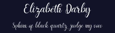 Elizabeth Darby by Staircase Studio — Script Handwritten Font — thumbnail 2