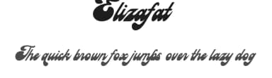 Elizafat by Ahweproject — Script Handwritten Font — thumbnail 1
