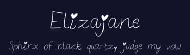 Elizajane by Kimberly Geswein — Script Handwritten Font — thumbnail 2