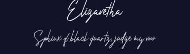 Elizavetha by Tsabit Latief — Script Handwritten Font — thumbnail 2
