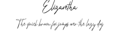 Elizavetha by Tsabit Latief — Script Handwritten Font — thumbnail 1