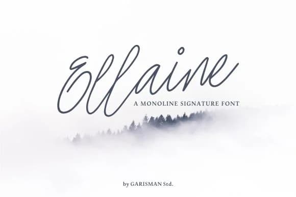 Ellaine Font by Garisman Studio — Script Handwritten Font