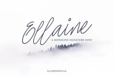 Ellaine Font by Garisman Studio — Script Handwritten Font — thumbnail 1