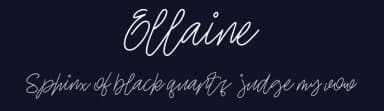 Ellaine by Garisman Studio — Script Handwritten Font — thumbnail 2