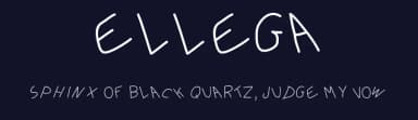 Ellega by Gaelleing — Script Handwritten Font — thumbnail 2