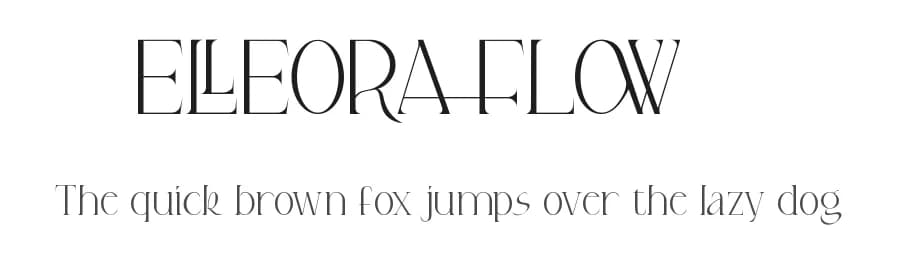 Elleora Flow by Edric Studio — Serif Font