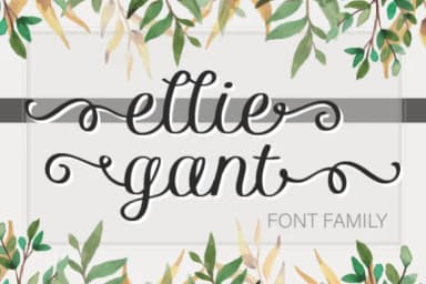 Ellie Gant Family Font by Inspire Graphics — Script Handwritten Font — thumbnail 1