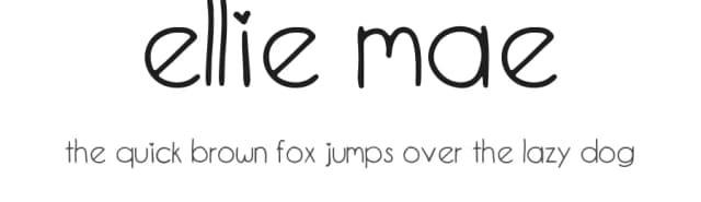 Ellie Mae by Paige Lyon — Script Handwritten Font