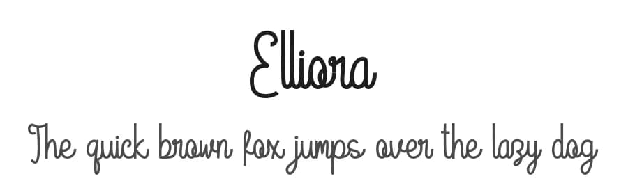 Elliora by Sungi Creative — Script Handwritten Font