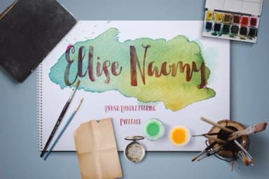 Ellise Naomy Script Font by Tegaki — Script Handwritten Font — thumbnail 1