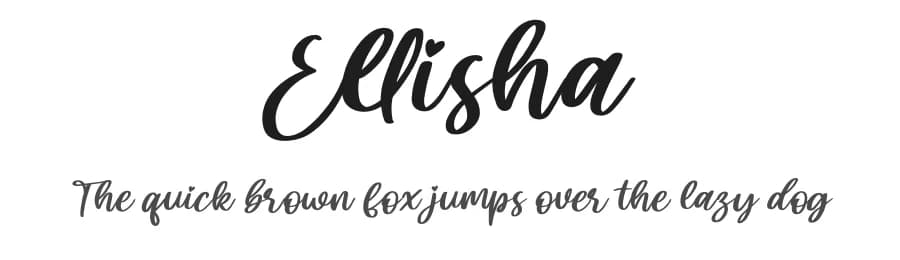 Ellisha by Letterena Studios — Script Handwritten Font
