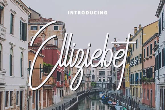Elliziebet Font by Justlett — Script Handwritten Font