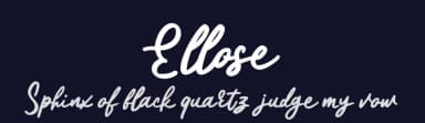 Ellose by Riki — Script Handwritten Font — thumbnail 2