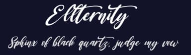 Ellternity by Staircase Studio — Script Handwritten Font — thumbnail 2
