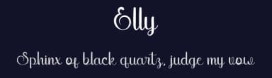 Elly by Suamzu Art — Script Handwritten Font — thumbnail 2