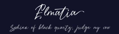 Elmatia by GFR Creative — Script Handwritten Font — thumbnail 2