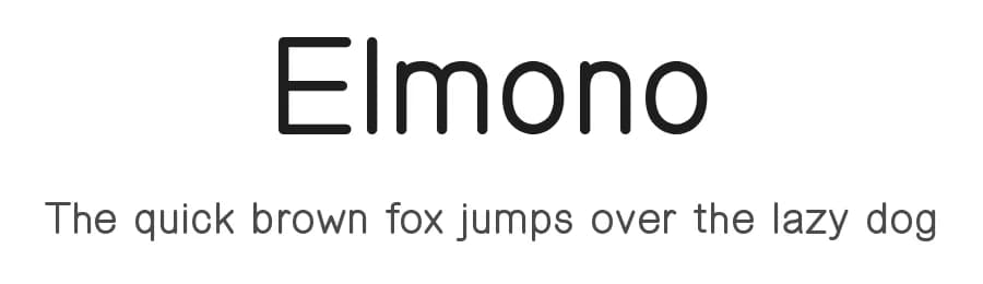 Elmono by Zanfonts — Sans Serif Font — preview 1