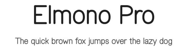 Elmono Pro by Zanfonts — Sans Serif Font