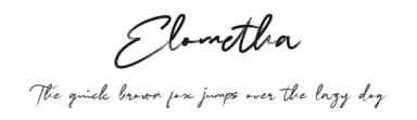 Elometha by Jadatype — Script Handwritten Font — thumbnail 1