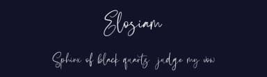 Elosiam by Maulana Creative — Script Handwritten Font — thumbnail 2